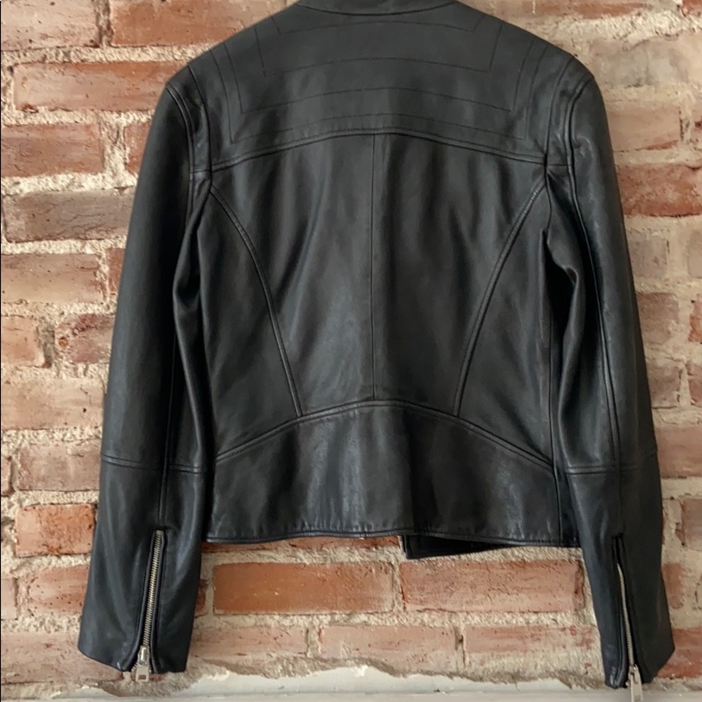 Free People Genuine Leather Biker Jacket - Picture 2 of 5